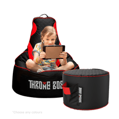 Bean Bag + Footstool (Child) - Throne Boss Australia