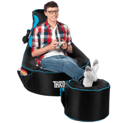 Bean Bag + Footstool (Adult) - Throne Boss Australia